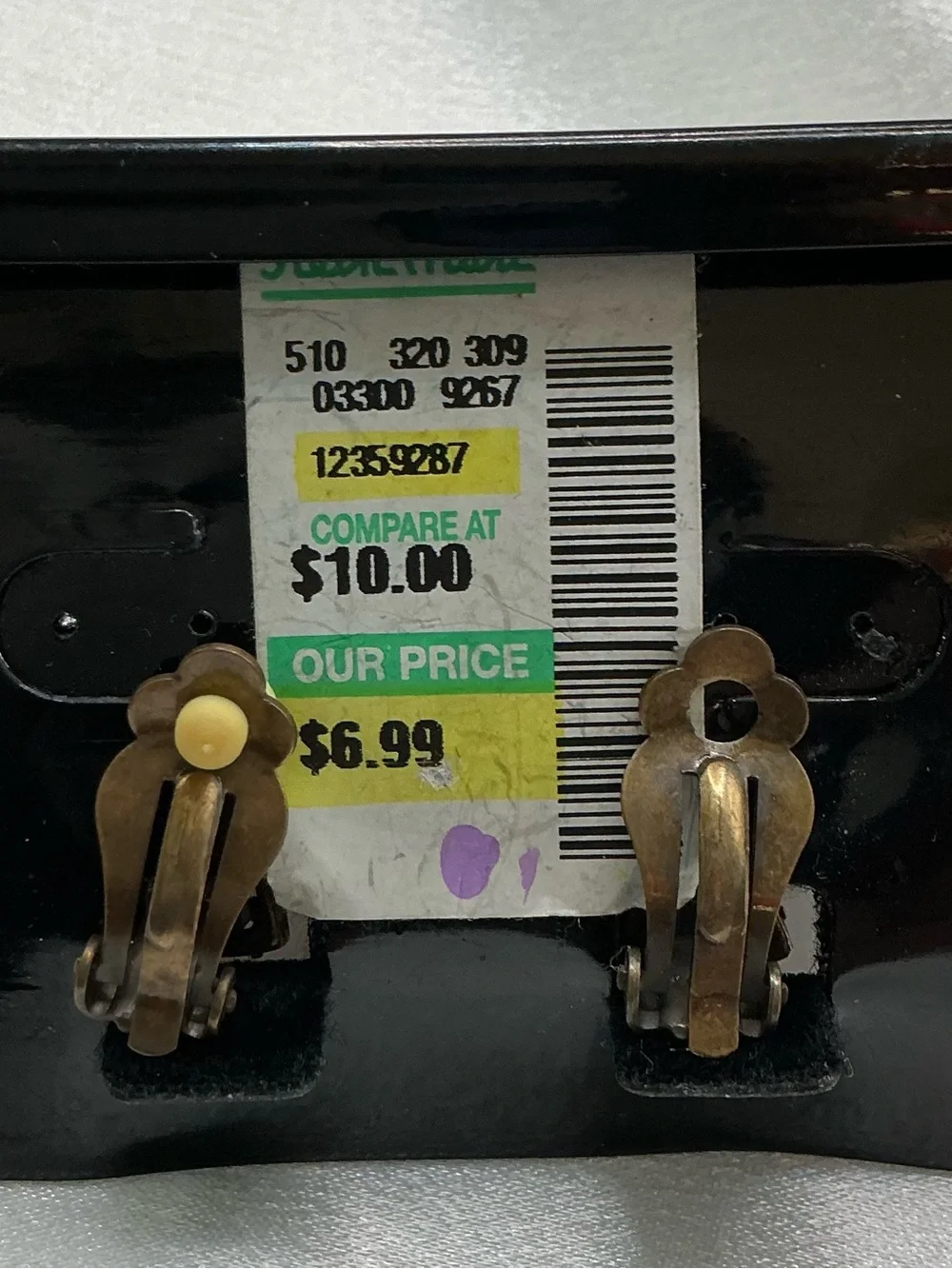 VINTAGE BIRCH HILL RUSTIC FILAGREE CLIP BACK EARRINGS ON ORIGINAL TAG